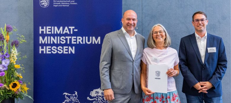 Übergabe des Förderbescheids DE